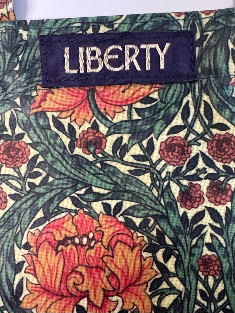 Liberty William Morris Clementina Floral Tote Bag - Picture 3 of 9